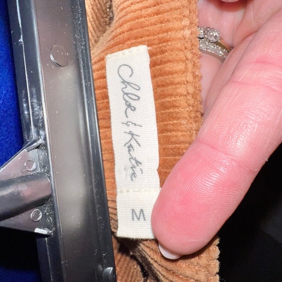 Chloe & Katie Y2K Preppy 90s Corduroy Zipper Front Mini Skirt - Picture 4 of 4